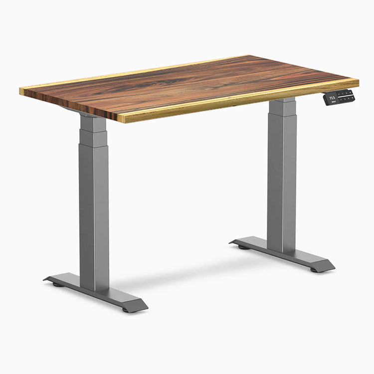 Desky Dual Mini Hardwood Sit Stand Desk