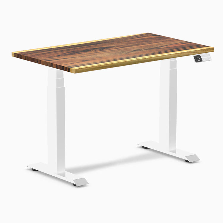 Desky Dual Mini Hardwood Sit Stand Desk