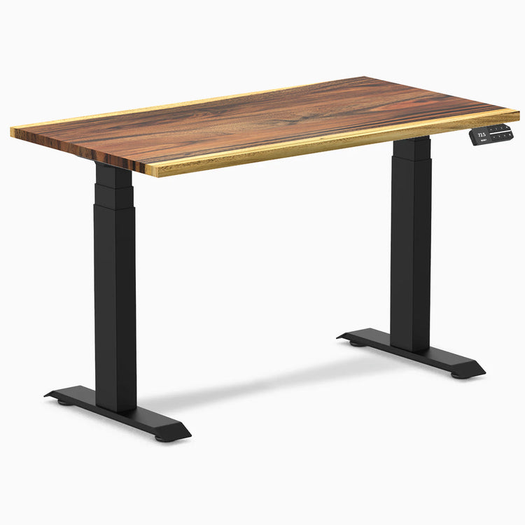 Desky Dual Mini Hardwood Sit Stand Desk