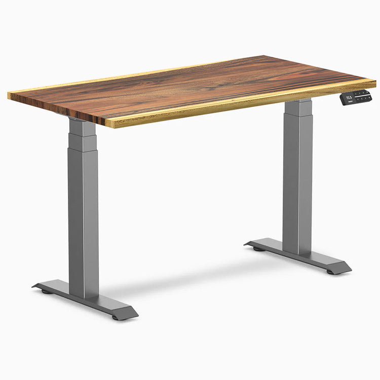 Desky Dual Mini Hardwood Sit Stand Desk