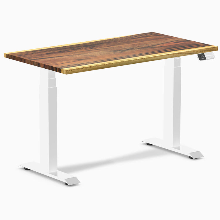 Desky Dual Mini Hardwood Sit Stand Desk