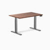 Desky dual hardwood walnut in space grey