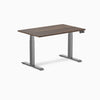 Desky Dual melamine sit stand desk 1200mm jarrah legno