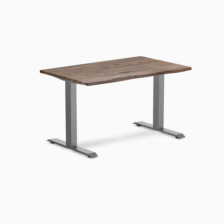 Desky zero hardwood office desk natural walnut 1200mm