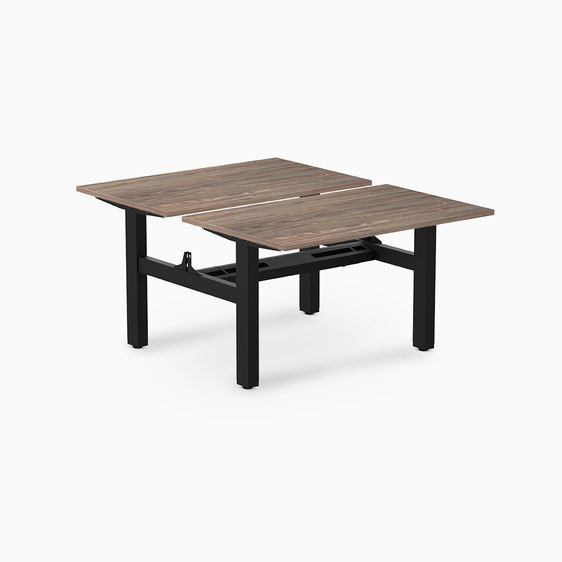 Desky Back to Back Zero Melamine Fixed Workstation