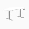 Desky Dual 120 Adjustable Standing Desk White Single - Desky
