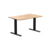 rubberwood natural fixed office desk