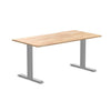 rubberwood natural fixed office desk