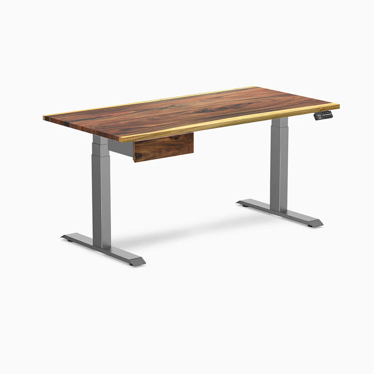 Desky Dual Hardwood Standing Desk With Drawer-DeskyÌâå¨ Australia