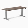 Desky Dual melamine sit stand desk 1800mm jarrah legno