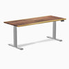 Desky Dual Hardwood Sit Stand Desk-Dual Desks-Desky-Saman-1800x750mm-Grey-DeskyÌâå¨ Australia