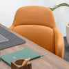 Desky Arco Office Chair-Chair-Desky-Tan Microfiber Leather-DeskyÌâå¨ Australia