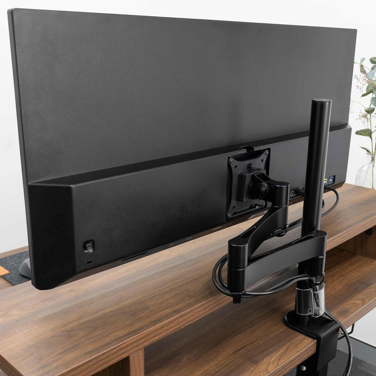 Desky Single Monitor Mount-Monitor Arms-Desky-Black-DeskyÌâå¨ Australia