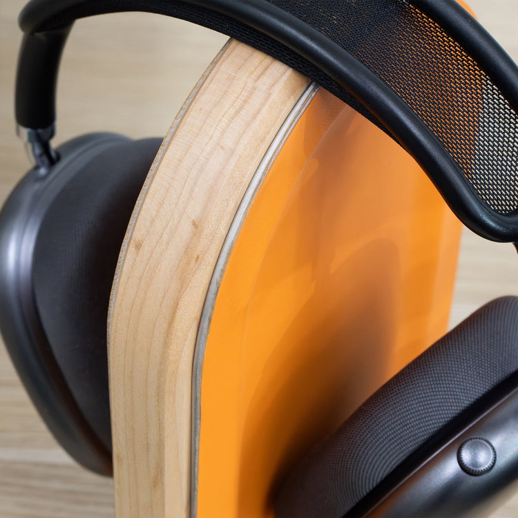 Desky Premium Wooden Headphone Stand-Laptop Stands-Desky-Walnut-DeskyÌâå¨ Australia