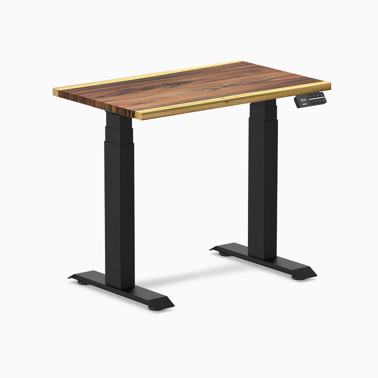 Desky Dual Mini Hardwood Sit Stand Desk