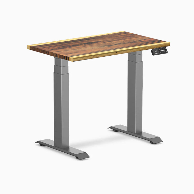 Desky Dual Mini Hardwood Sit Stand Desk