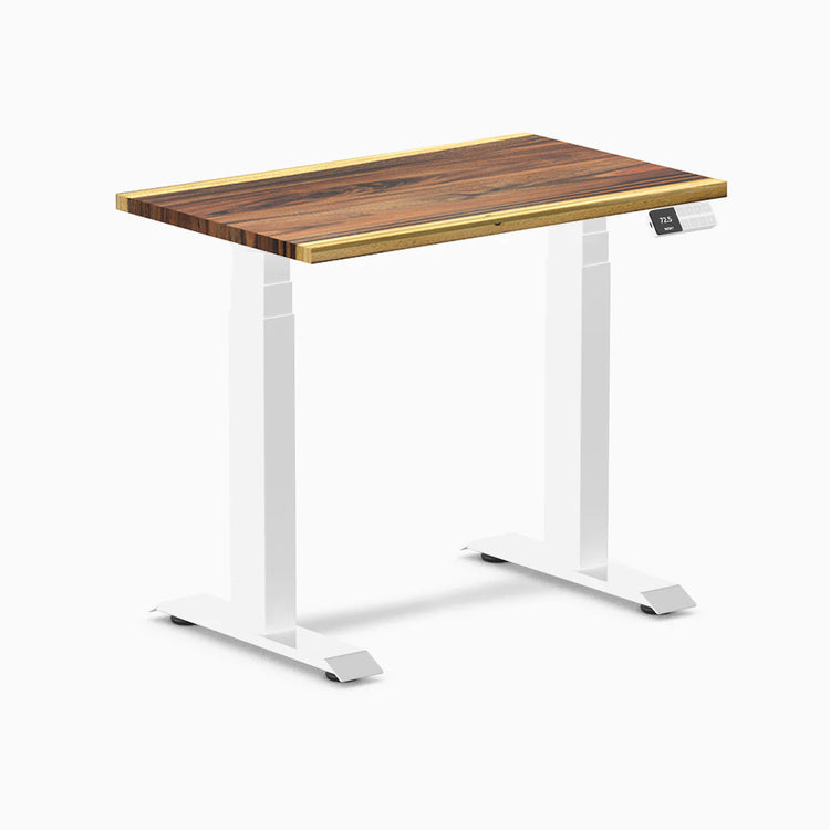 Desky Dual Mini Hardwood Sit Stand Desk