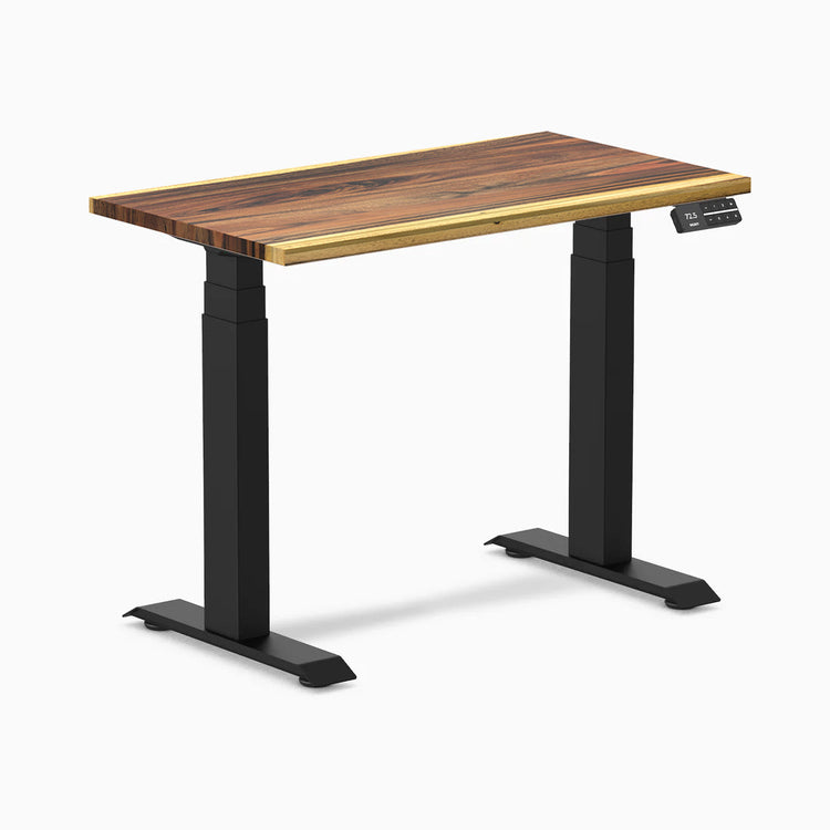 Desky Dual Mini Hardwood Sit Stand Desk
