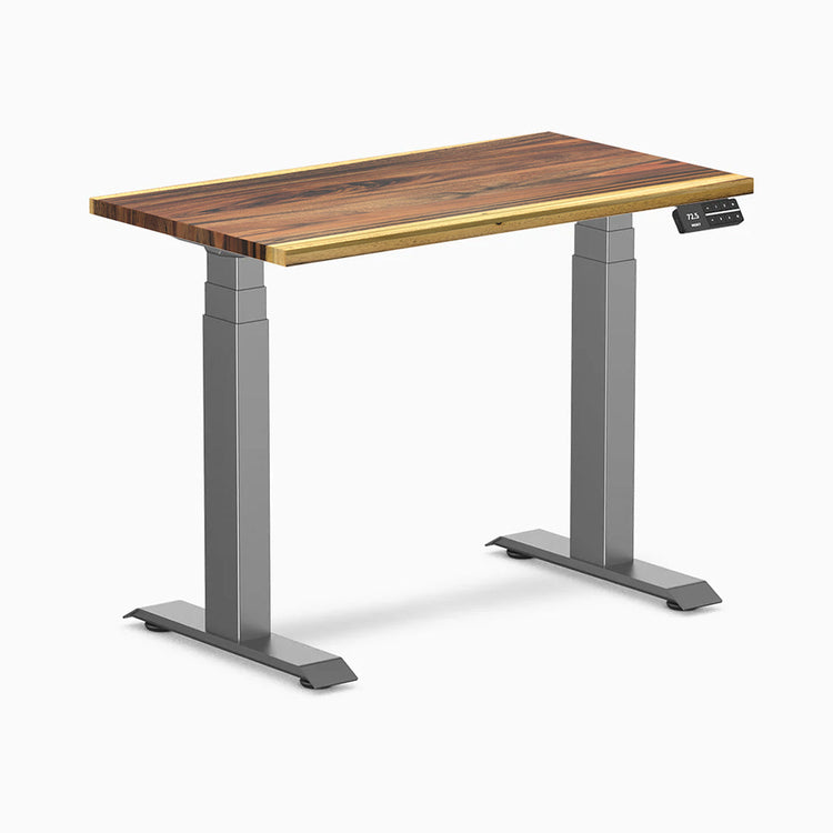 Desky Dual Mini Hardwood Sit Stand Desk