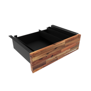 Desky Minimal Under Desk Drawer Black Acacia - Desky