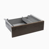 Desky Minimal Under Desk Drawer - Burnished Wood Melamine Grey Frame