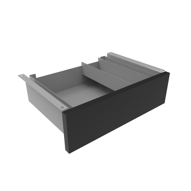 Desky Minimal Under Desk Drawer Grey Black - Desky