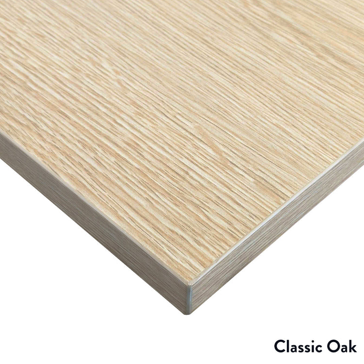 Desky fixed mini melamine classic oak desktop