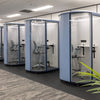 Arc Pod Phone Booth Large-Office Booths-Desky-Matte Black-Dark Grey-DeskyÌâå¨ Australia