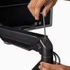 Desky Dual Monitor Arm-Monitor Arms-Desky-Black-DeskyÌâå¨ Australia
