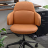 Desky Arco Office Chair-Chair-Desky-Tan Microfiber Leather-DeskyÌâå¨ Australia