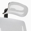 White tall ergonomic chair
