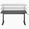 Manual black desk standing desk - black Desky