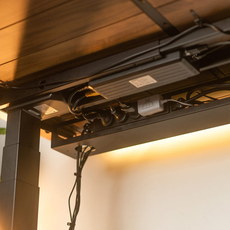 Desky Integrated Cable & Power Channel Matte Black -DeskyÌâå¨