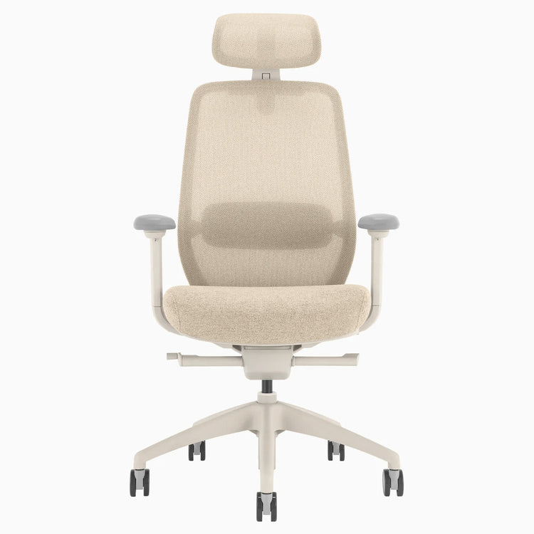 Desky CoilFlex Ergonomic Office Chair-Office Chairs-Desky-Wheat-Headrest-DeskyÌâå¨ Australia