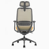 Desky coilflex ergonomic chair with lumbar support in yellow 