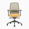Coilflex cushion system ergonomic chair in yellow