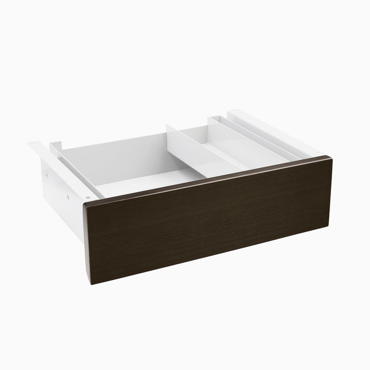 Desky Minimal Under Desk Drawer-Drawers-Desky-Dark Bamboo-White-Desky® Australia