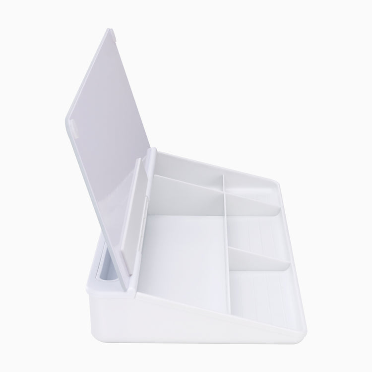 Desky Desktop Whiteboard in white