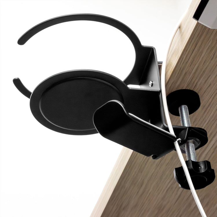 Desky Drink & Headphone Holder-Headphone & Phone Stands-Desky-Silver-DeskyÌâå¨ Australia