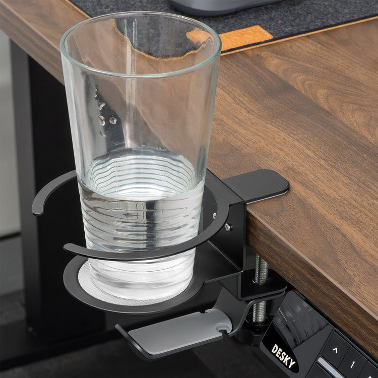 Desky Drink & Headphone Holder-Headphone & Phone Stands-Desky-Silver-DeskyÌâå¨ Australia