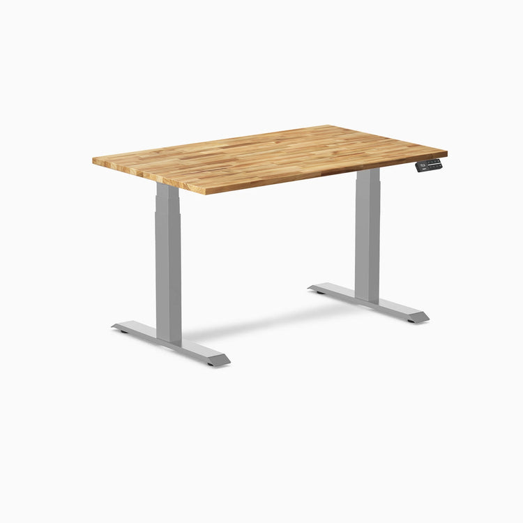Desky Dual Hardwood Sit Stand Desk