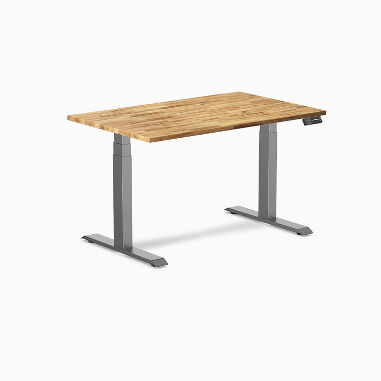Desky Dual Hardwood Sit Stand Desk