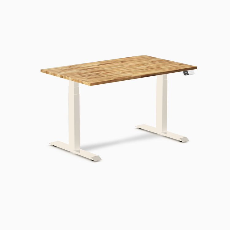 Desky Dual Hardwood Sit Stand Desk