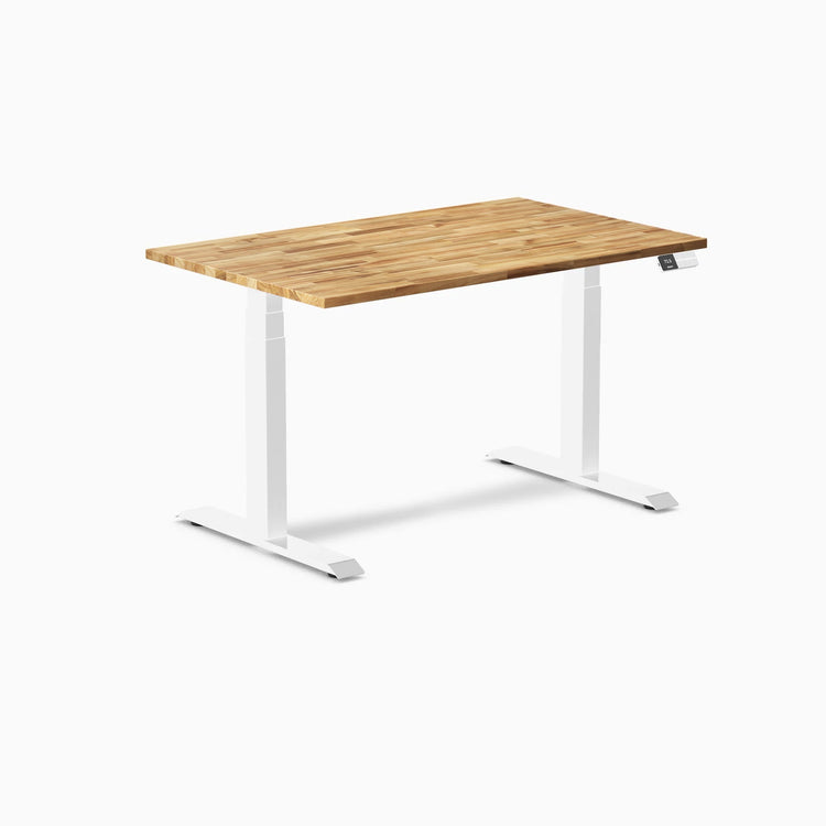 Desky Dual Hardwood Sit Stand Desk