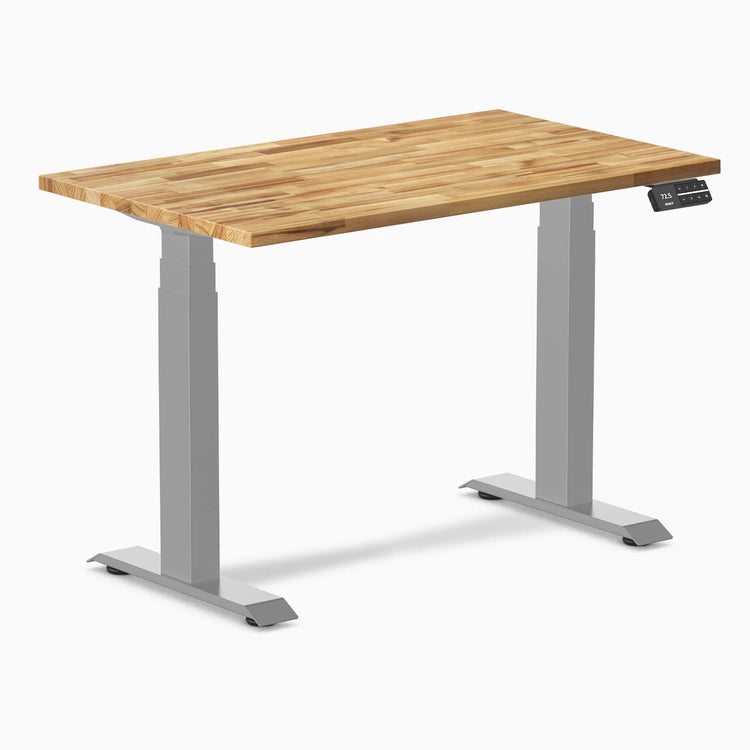 Desky Dual Mini Hardwood Sit Stand Desk
