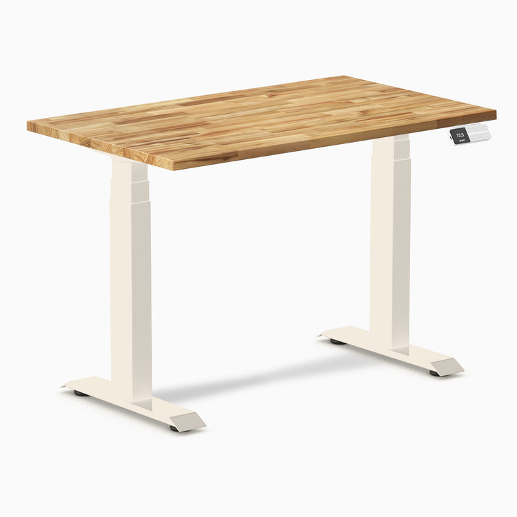 Desky Dual Mini Hardwood Sit Stand Desk