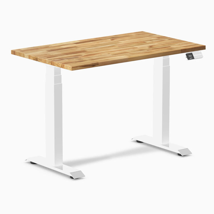 Desky Dual Mini Hardwood Sit Stand Desk