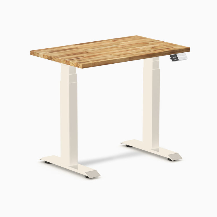 Desky Dual Mini Hardwood Sit Stand Desk