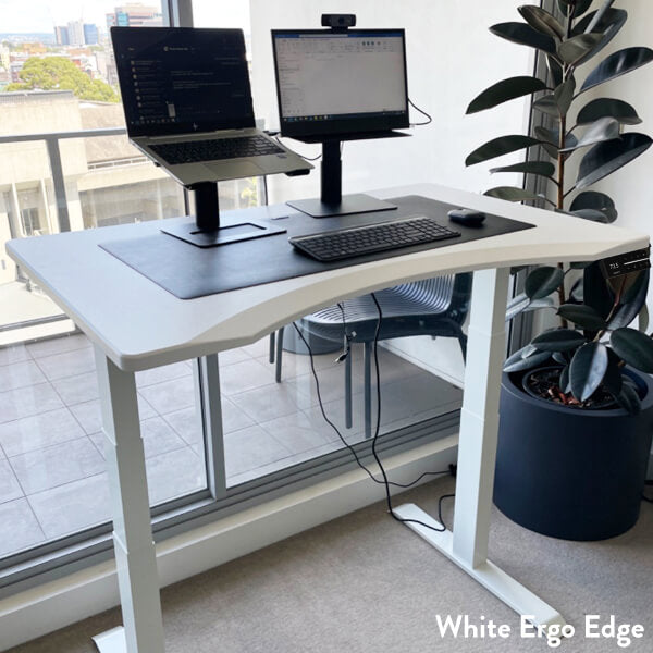 Dual Ergo Edge Sit Stand Desk