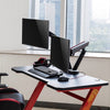 Desky Dual LED Gaming Monitor Arm - Desky